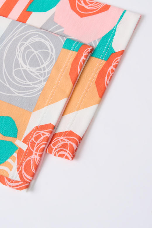 【COOL凉感】SCHIESSER德国舒雅女童抽象几何系列COOLMAX凉感吸湿排汗功能面料短袖长裤套装3F/24322H 商品图3