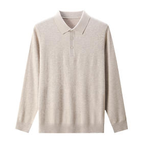 SENDI男士POLO领羊毛套衫JX50