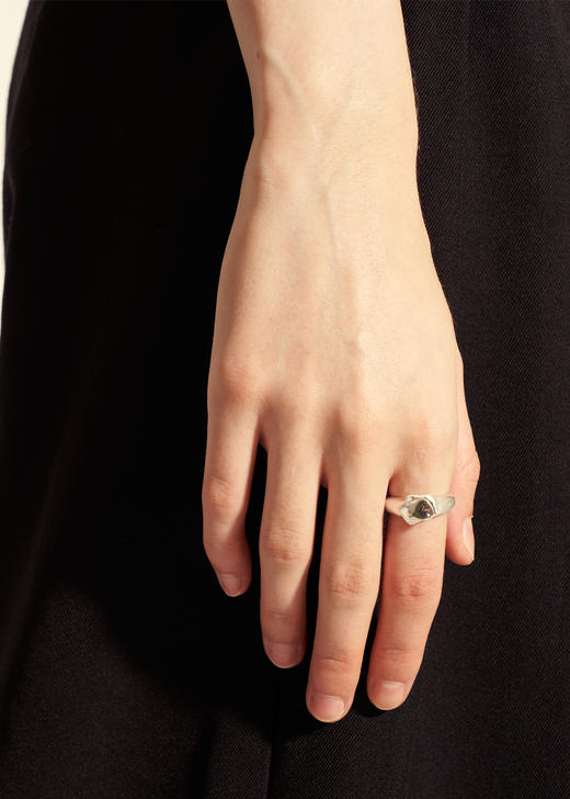 TINOM｜'010424-2 Pumice 浮石戒指 [ 拉丝银 ] 商品图1