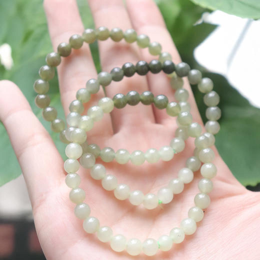 和田玉 渐变手串 盈润冰透 产地直发 商品图3