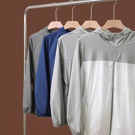 凉感冰丝速干透气连帽皮肤衣外套 商品图2