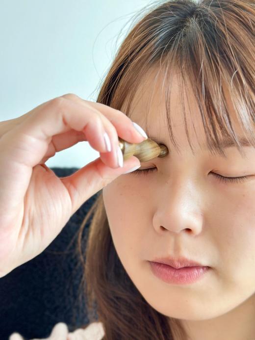 ✨3min深度疏通眼部🔥古法拨筋多用【南美檀木黄铜·小莲蓬拨筋棒】焕亮眼周👀紧致肌肤❗️ 商品图4