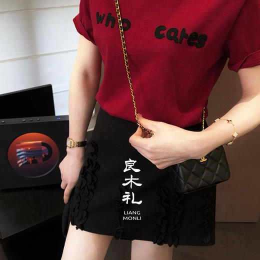 【预售7天】良木礼木耳边半裙（0808） 商品图2