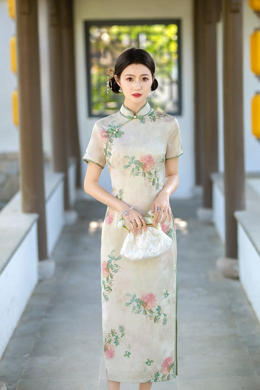 ELLA JADE 气质花朵旗袍连衣裙 20119 商品图2