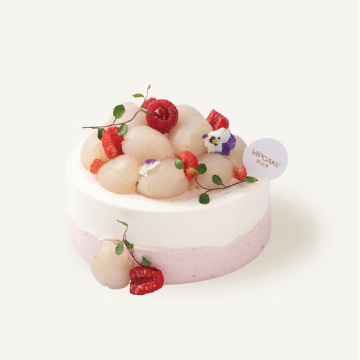 玫瑰荔枝奶油蛋糕 商品图0