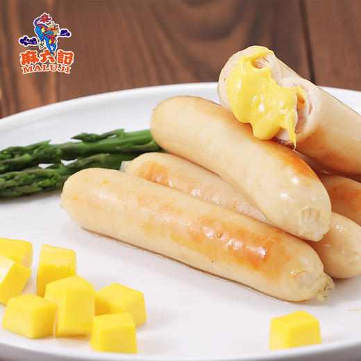【优选好货】麻六记浓香芝士鸡肉肠300g/盒（3盒/5盒） 商品图1