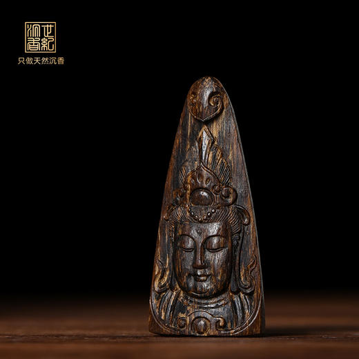 观音丨天然加里曼丹沉香雕件 沉水级 2.6克 SP11425 商品图0
