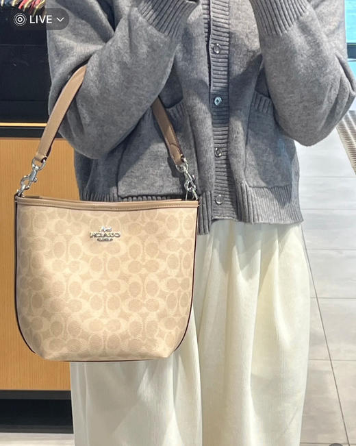 原单正品蔻驰city托特包水桶包052108 商品图5