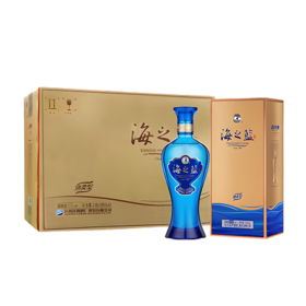 洋河海之蓝52度480ml*6 整箱装 扫描红包版 -jmw