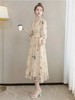法式温柔碎花收腰连衣裙2025年夏季新款度假风高级感裙子 商品缩略图1