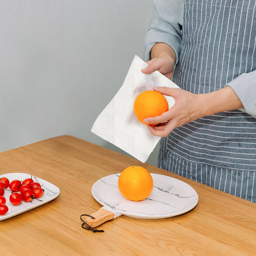 【100积分+24.9元】柚家 壁挂式厨房纸巾 210抽/提 厚韧不易破 商品图2