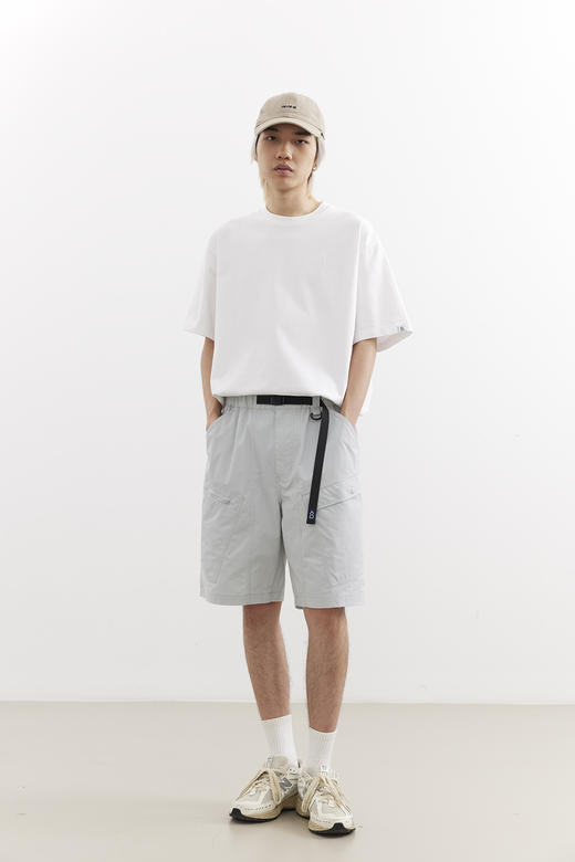 吃茶去chichaqu25轻量户外宽松卡扣口袋短裤休闲运动工装男女百搭 商品图2