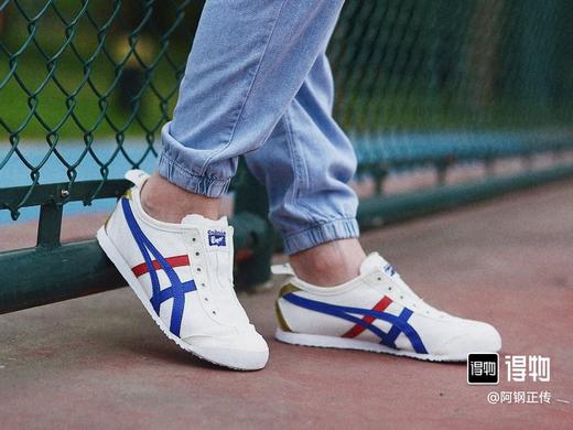 鬼塚虎 MEXICO66官方帆布懒人鞋一脚蹬MEXICO PARATY 休闲鞋 商品图3