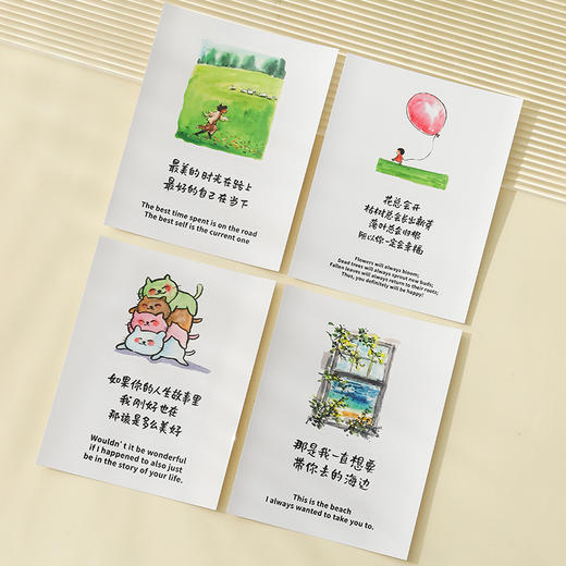 小林漫画 PVC 异形 中英文 贴纸 防水防油 贴纸 行李箱 电脑贴 漫画贴纸 商品图5