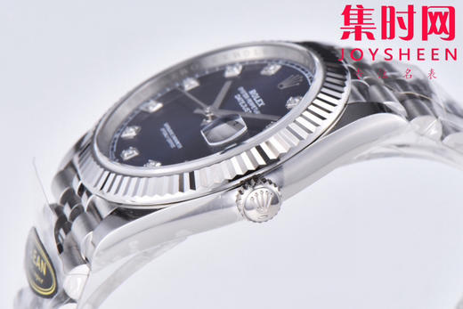 C厂劳力士日志型41mm 蓝盘钻面 3235机 五珠链 904L钢 男士腕表 商品图2