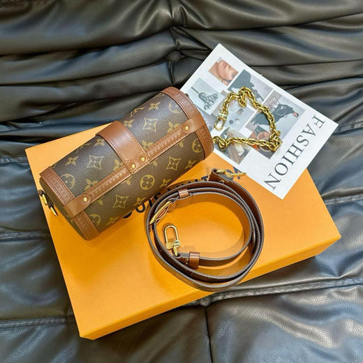 Lv 老花 papillon 巴比龙 圆筒包 商品图1