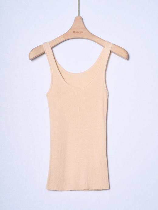 女士真丝亚麻背心 商品图1