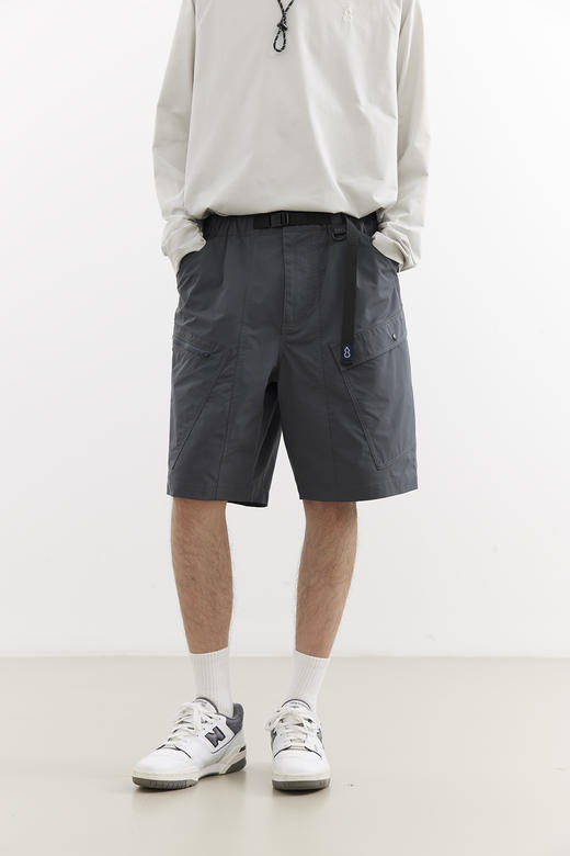 吃茶去chichaqu25轻量户外宽松卡扣口袋短裤休闲运动工装男女百搭 商品图3