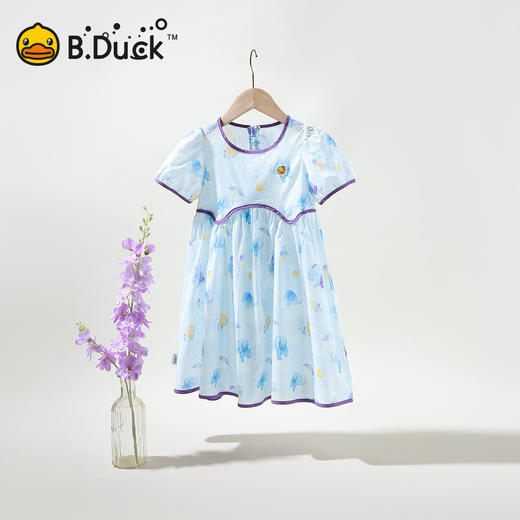 bduck小黄鸭童装夏季休闲连衣裙90-130 BYF2680906 商品图2