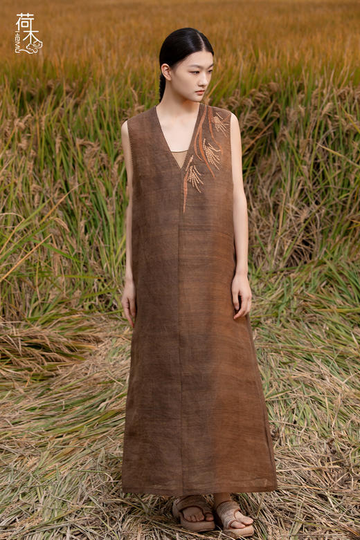 荷木HEMU丨稻谷高定·长马甲 商品图3