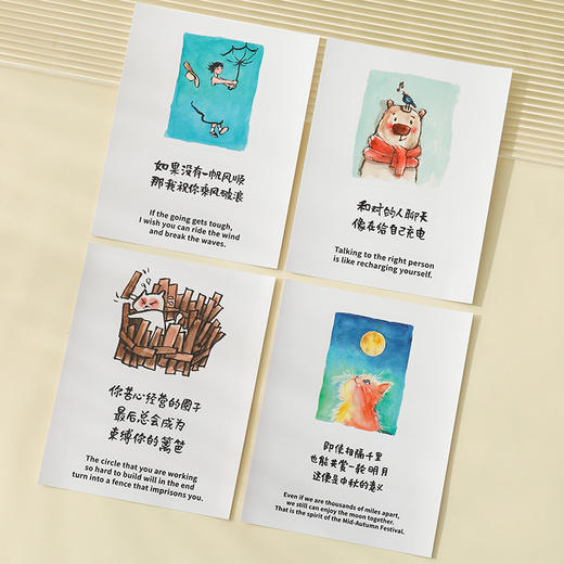 小林漫画 PVC 异形 中英文 贴纸 防水防油 贴纸 行李箱 电脑贴 漫画贴纸 商品图3