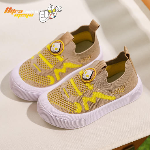 【经典奥特曼，网眼儿童休闲鞋！】奥特曼正版授权儿童运动鞋 春夏新款男童单鞋 时尚透气飞织套脚板鞋-QQ 商品图7