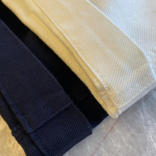 渠道货！！小众又时髦，2025高腰花朵刺绣后松紧腰显瘦五分牛仔中裤女夏款 商品图3