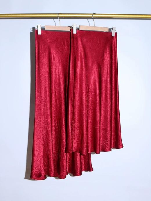 日本进口褶皱醋酸肌理感半身裙！2025长裙短裙中长裙显瘦鱼尾长裙A字裙女款！ 商品图5