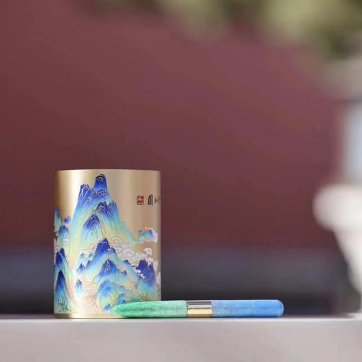 朱炳仁铜 千里江山文房套装-3 商品图0