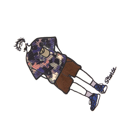 【断码清仓】HX 夏季圆领短袖微宽松T恤S102522543101 商品图8