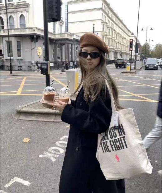 RL POLO刺绣 字母印花粉标帆布手提包单肩包 Z-15383 商品图3