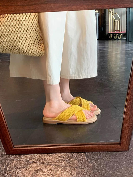 百丽波西米亚拖鞋 商品图2