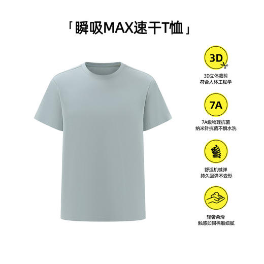 瞬吸MAX速干T恤圆领男女同款  /POLO衫 商品图7