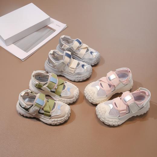 ！这双 AFJI 凉鞋把夏天穿在脚上啦！🌸 宝妈们快看！❤️挖到宝了✨【AFJI魔术贴设计款透网休闲凉鞋框子鞋512】直接戳中我心巴！ 颜值、舒适度、安全性全在线，😎闭眼入不踩雷！ 商品图0