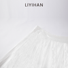 LIYIHAN丨25春新款醋酸直筒中半裙内衬镂空舒适复古气质时尚 商品缩略图3