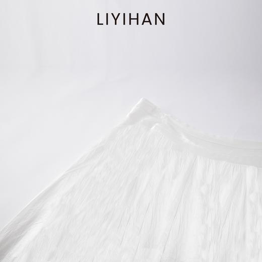 LIYIHAN丨25春新款醋酸直筒中半裙内衬镂空舒适复古气质时尚 商品图3