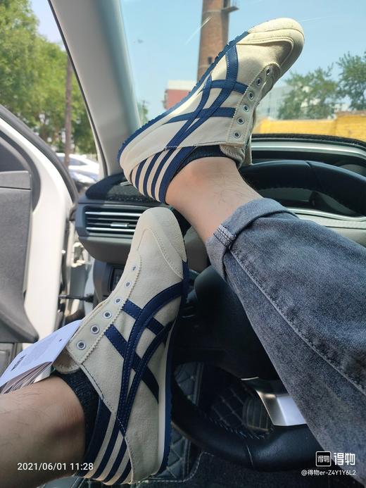 鬼塚虎 MEXICO66官方帆布懒人鞋一脚蹬MEXICO PARATY 休闲鞋 商品图4