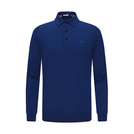 纳维凯尔Navigare意大利小帆船春季新款羊绒衫男翻领毛衣打底衫长袖针织衫 1137020011 商品图4