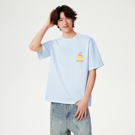 YKYB黄子韬短袖T恤全棉230G舒适透气甜甜圈多彩鲜艳食物热转印上衣Y52NDT104 商品图2