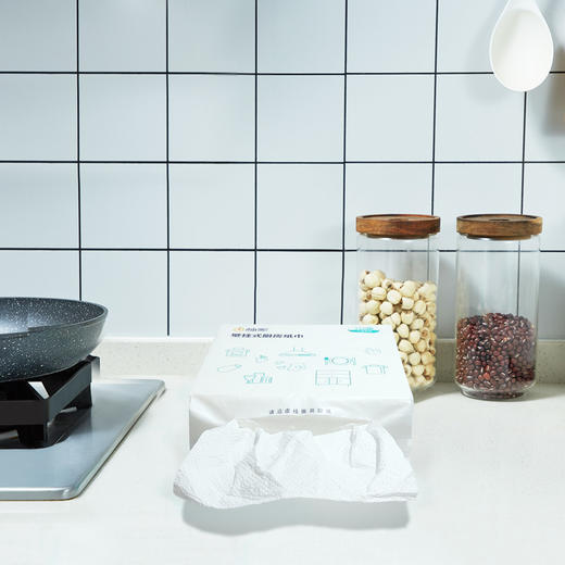 【100积分+24.9元】柚家 壁挂式厨房纸巾 210抽/提 厚韧不易破 商品图1