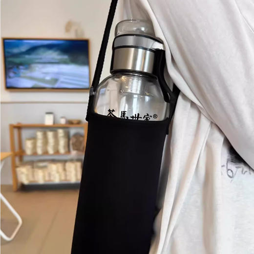 高硼硅水杯茶杯玻璃杯 大容量吨吨杯防摔耐高温茶水分离泡茶杯 CM 商品图3