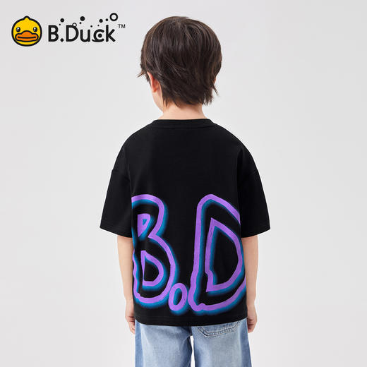 B.Duck小黄鸭童装夏季短袖T恤110-150 BF2501905 商品图4