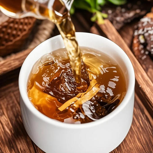 热卖！润喉古方！强韵 三宝扎礼盒装 新会陈皮+咸橄榄+禾秆草 精美包装 自饮礼赠 500g/盒 商品图1