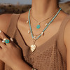 lost in echo2025夏季新款度假异域多层叠戴高级手工金币珍珠项链 商品缩略图3