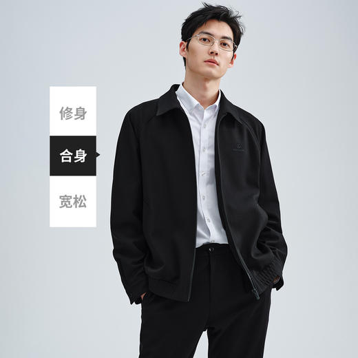 纳维凯尔Navigare意大利小帆船 25春夏轻商务休闲弹力简约男士百搭净色夹克外套 1011005801 商品图0