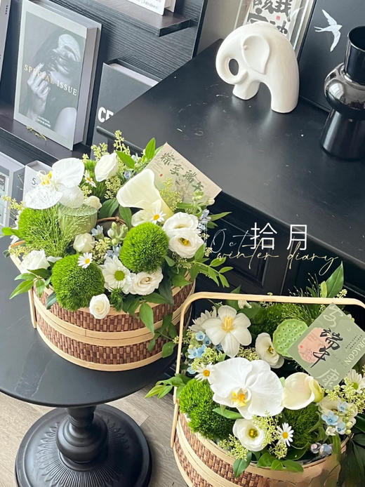 双层花篮-端午花篮/喜事花篮/月子花篮 商品图3