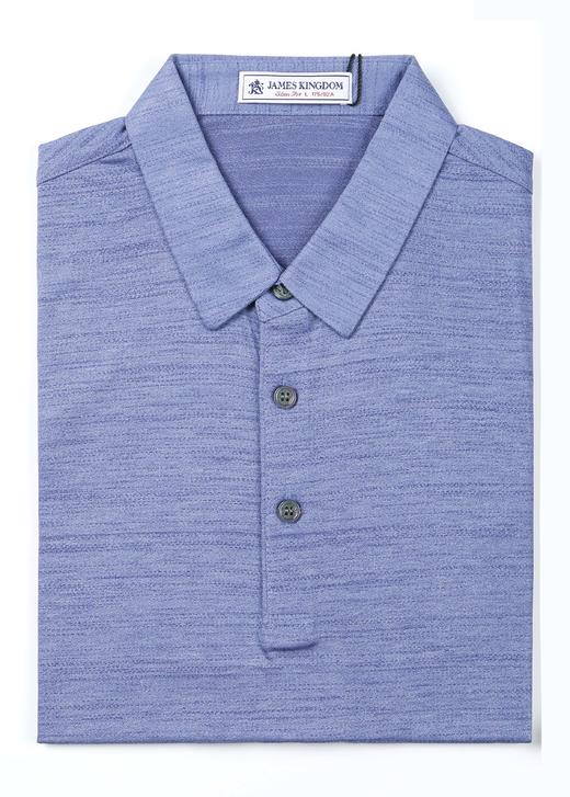 【1件79/2件150】占姆士男士桑蚕丝翻领短袖T恤衫 商品图2