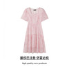 奢姿大码女装2025夏季减龄清冷遮肉印花连衣裙胖妹妹方领时尚裙子9952858209 商品缩略图0