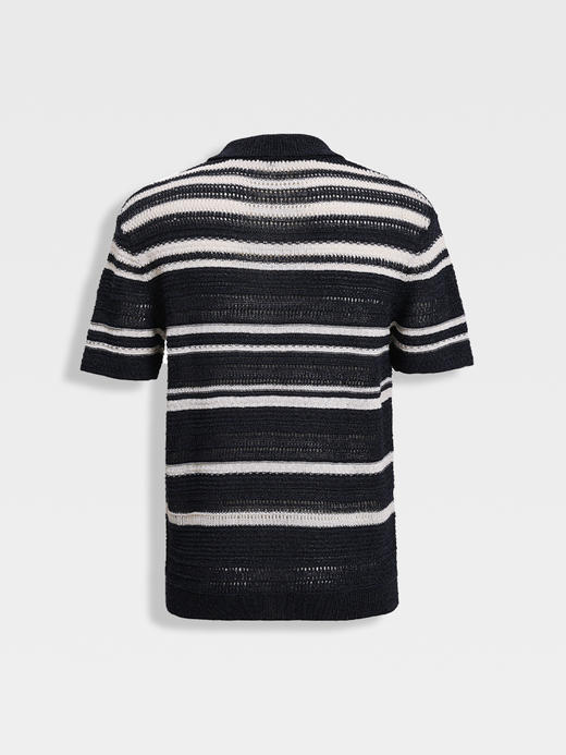 callisto桑葚蓝设计师款提花T恤 商品图1