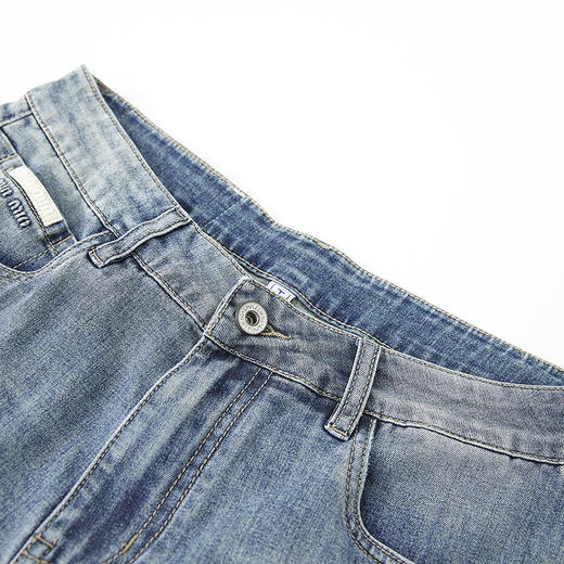 【新品上新】HX 夏季水洗牛仔合体五分裤S207522063101 商品图2